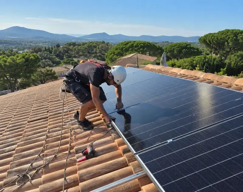 Installateur panneaux solaires Carry-le-Rouet — pose photovoltaïque sur toiture