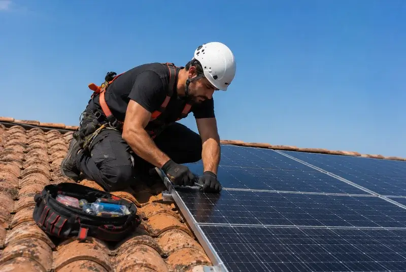 Maintenance et monitoring de panneaux solaires à Carry-le-Rouet