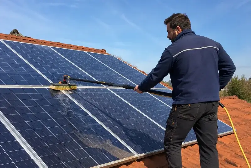 Nettoyage et entretien de panneaux solaires à Carry-le-Rouet